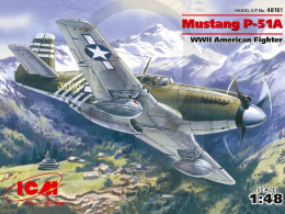 Mustang P-51A WWII American fighter 1:48