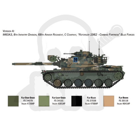 1:35 M60 A3 Medium Battle Tank 1:35 M60 A3 Medium Battle Tank