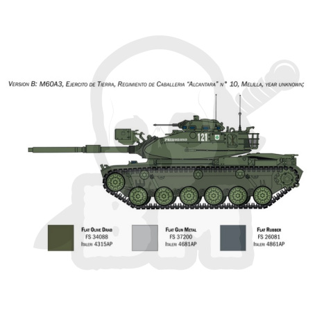 1:35 M60 A3 Medium Battle Tank 1:35 M60 A3 Medium Battle Tank