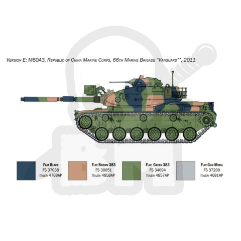 1:35 M60 A3 Medium Battle Tank 1:35 M60 A3 Medium Battle Tank