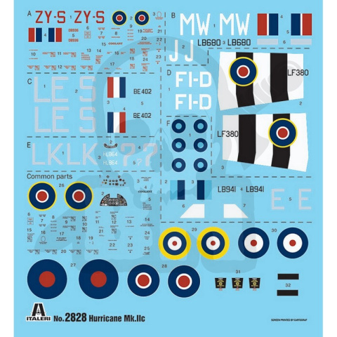 1:48 Hurricane Mk. IIC 1:48 Hurricane Mk. IIC