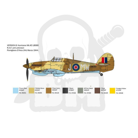 1:48 Hurricane Mk. IIC 1:48 Hurricane Mk. IIC