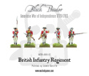 American War of Independence British Army Infantry Frame 6szt.