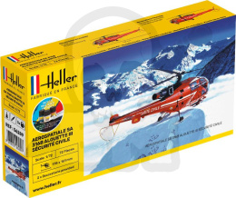 Heller 56289 Starter Set - Alouette III Sécurité Civile 1:72