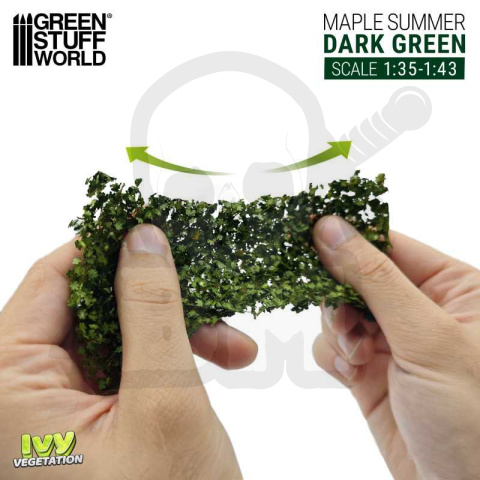 Ivy Foliage - Dark Green Maple - Large 1:35 - 1:43 140x70mm