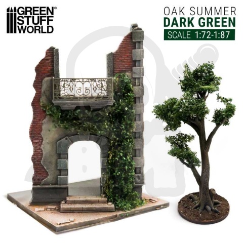 Ivy Foliage - Dark Green Oak - Small 1:72 - 1:87 140x70mm