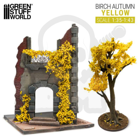 Ivy Foliage - Yellow Birch - Large 1:35 - 1:43 140x70mm