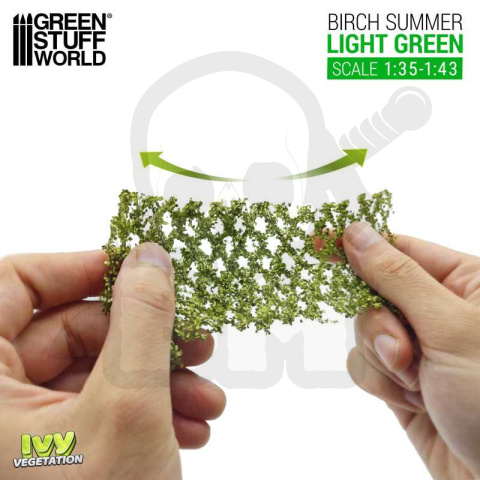 Ivy Foliage - Light Green Birch - Large 1:35 - 1:43 140x70mm