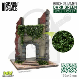 Ivy Foliage - Dark Green Birch - Small 1:72 - 1:87 140x70mm