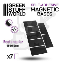 Rectangular Magnetic Sheet SELF-ADHESIVE - 100x50mm