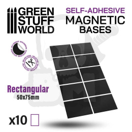 Rectangular Magnetic Sheet SELF-ADHESIVE - 50x75mm