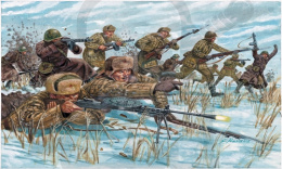 1:72 Russian Infantry winter uniform