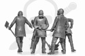 Chernobyl#3. Rubble cleaners 5 figures 1:35