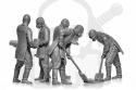 Chernobyl#3. Rubble cleaners 5 figures 1:35