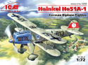 Heinkel He 51A-1 German Biplane Fighter 1:72