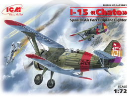 I-15 “Chato” Spanish Air Force Biplane Fighter 1:72