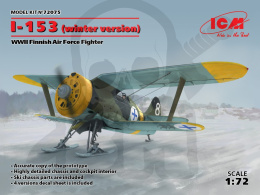 I-153 (winter version) WWII Finnish Air Force Fighter 1:72