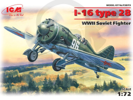 I-16 type 28 WWII Soviet Fighter 1:72