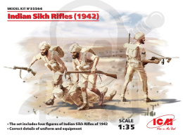 Indian Sikh Rifles (1942) 4 figures 1:35