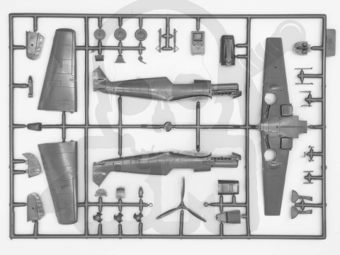 Messerschmitt Bf 109E-3 WWII German Fighter 1:72 Messerschmitt Bf 109E-3 WWII German Fighter 1:72
