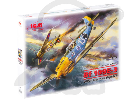 Messerschmitt Bf 109E-3 WWII German Fighter 1:72 Messerschmitt Bf 109E-3 WWII German Fighter 1:72