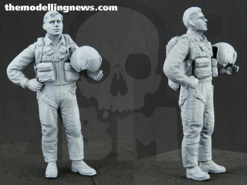 US Pilots and Ground Personnel (Vietnam War) 5 figures 1:48