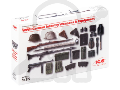 WWII German Infantry Weapons & Equipment 1:35