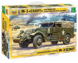 1:35 M3 Armored Scout Car with canvas