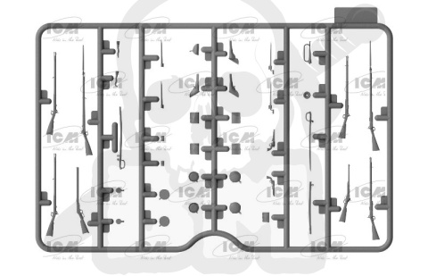 American Civil War Confederate Infantry Set #2 4 figures 1:35