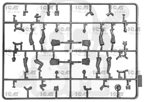 American Civil War Confederate Infantry Set #2 4 figures 1:35