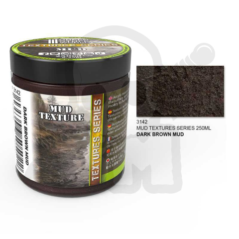 Acrylic Mud Textures - Dark Brown 250ml