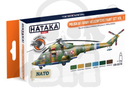 Hataka CS116 Polish AF / Army Helicopters paint set vol. 1