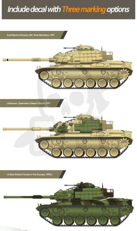 Academy 13425 USMC M60A1 RISE (P) 1:72 Academy 13425 USMC M60A1 RISE (P) 1:72