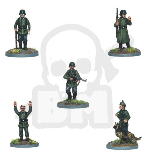 German Sentries - niemieccy żołnierze 30szt.
