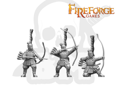 Samurai Wars Ashigaru Shooters - 24 japońskich wojowników Samurai Wars Ashigaru Shooters - 24 japońskich wojowników