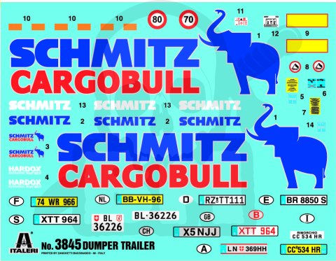 1:24 Dumper Trailer Schmitz Cargobull 1:24 Dumper Trailer Schmitz Cargobull