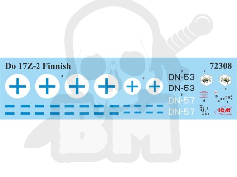 Do 17Z-2 WWII Finnish Bomber 1:72 Do 17Z-2 WWII Finnish Bomber 1:72