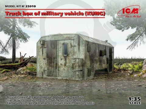 Truck box of military vehicle (KUNG) 1:35