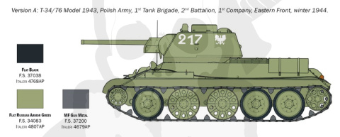 1:72 T34/76 Model 1943 1:72 T34/76 Model 1943