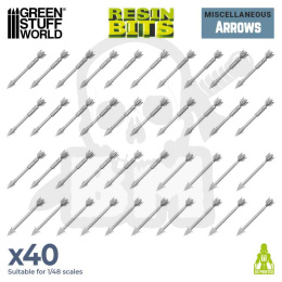 3D Printed Arrows - strzały 40 szt.