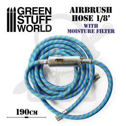 Airbrush Fabric Hose with Humidity Filter wąż 1.8m z filtrem