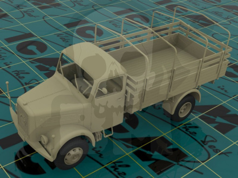 KHD A3000 WWII German Truck 1:35 KHD A3000 WWII German Truck 1:35