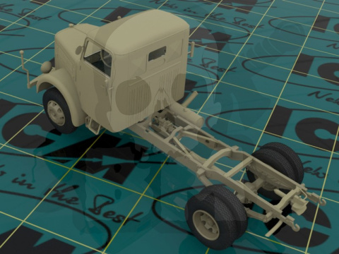 KHD A3000 WWII German Truck 1:35 KHD A3000 WWII German Truck 1:35