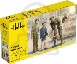 Heller 30323 Francuska załoga czołgu (3x żołnierze 2x dzieci) 1:35