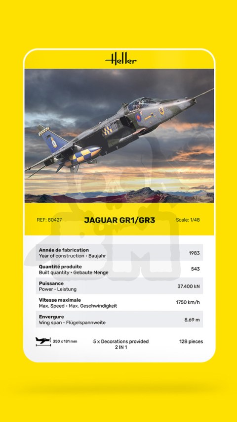 Heller 80427 Jaguar GR1/GR3 1:48 Heller 80427 Jaguar GR1/GR3 1:48