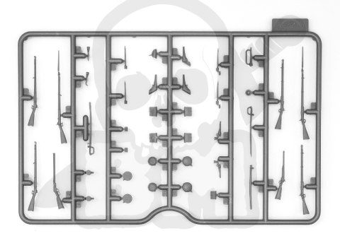 American Civil War Confederate Infantry 4 figures 1:35