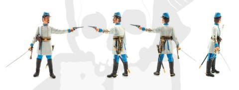 American Civil War Confederate Infantry 4 figures 1:35