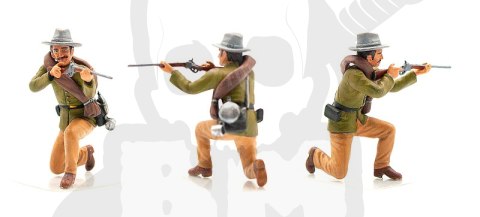 American Civil War Confederate Infantry 4 figures 1:35