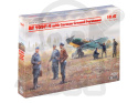 Bf 109F-4 with German Pilots and Ground Personnel 1:48