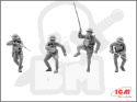 US Infantry Infantry in Gas Masks (1918) 4 figures 1:35